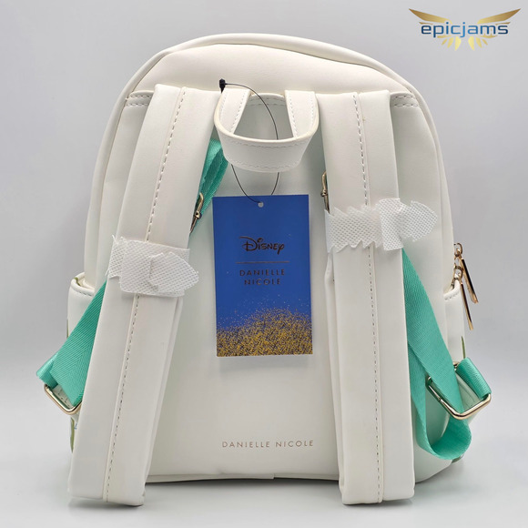 Disney The Little Mermaid Ariel Floral Mini Backpack and Card Holder Wallet Set - Picture 6 of 9